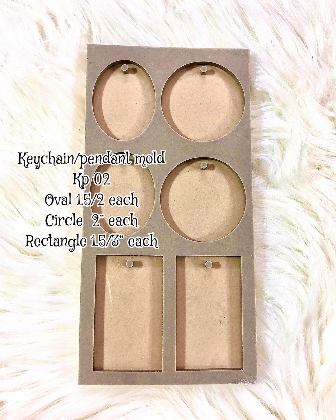 6 in 1 Keychain/Pendant Mold