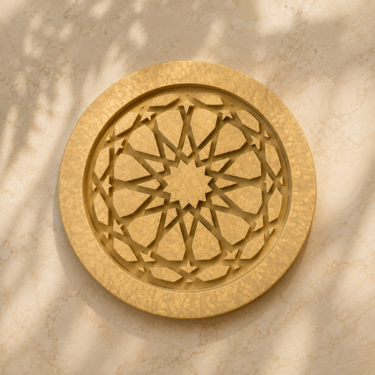 Islamic Pattern Round Mold Cr 01