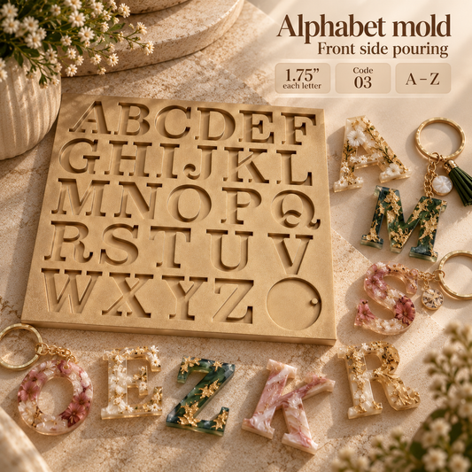 Alphabet mold 03 (without holes)