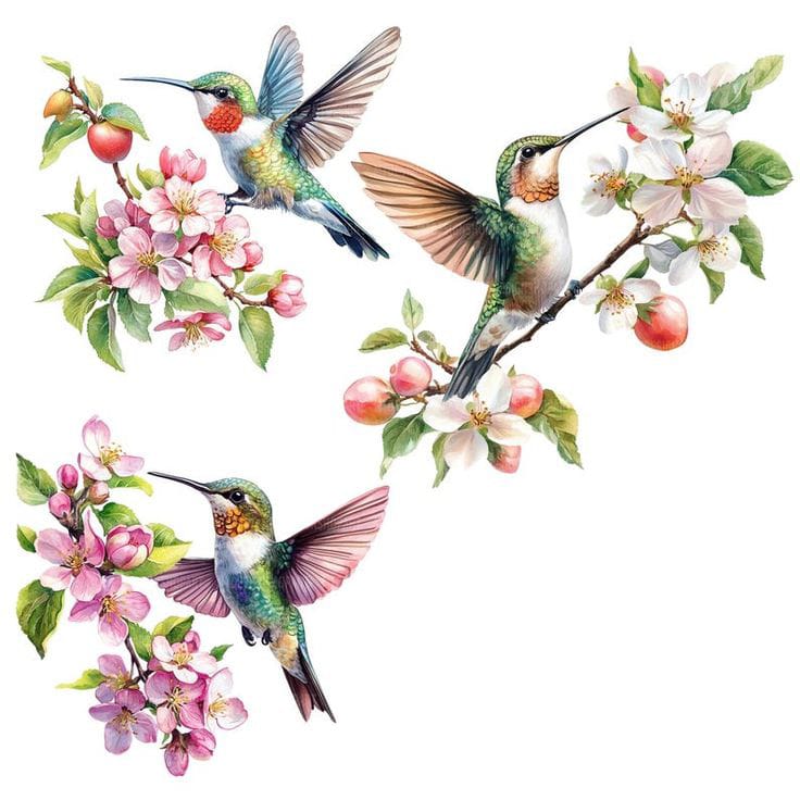 Birds Rice Papers