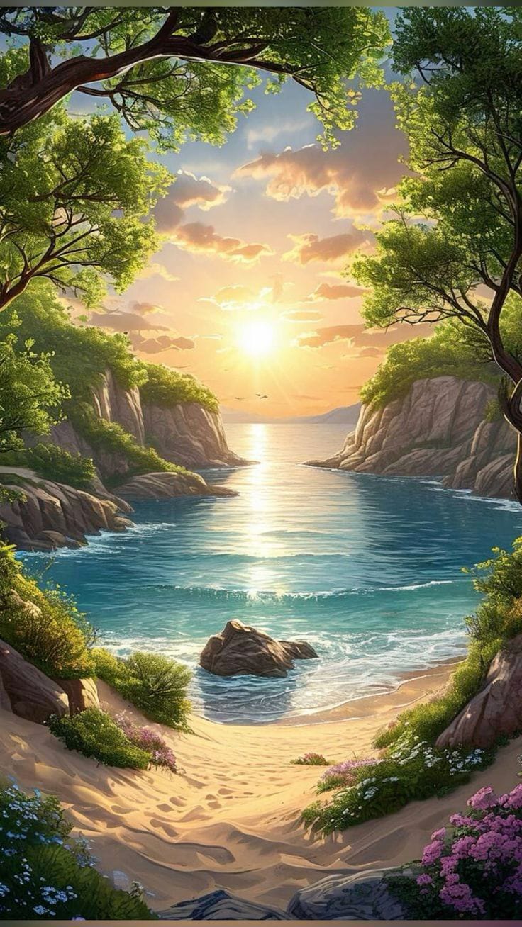 Scenic Rice Papers