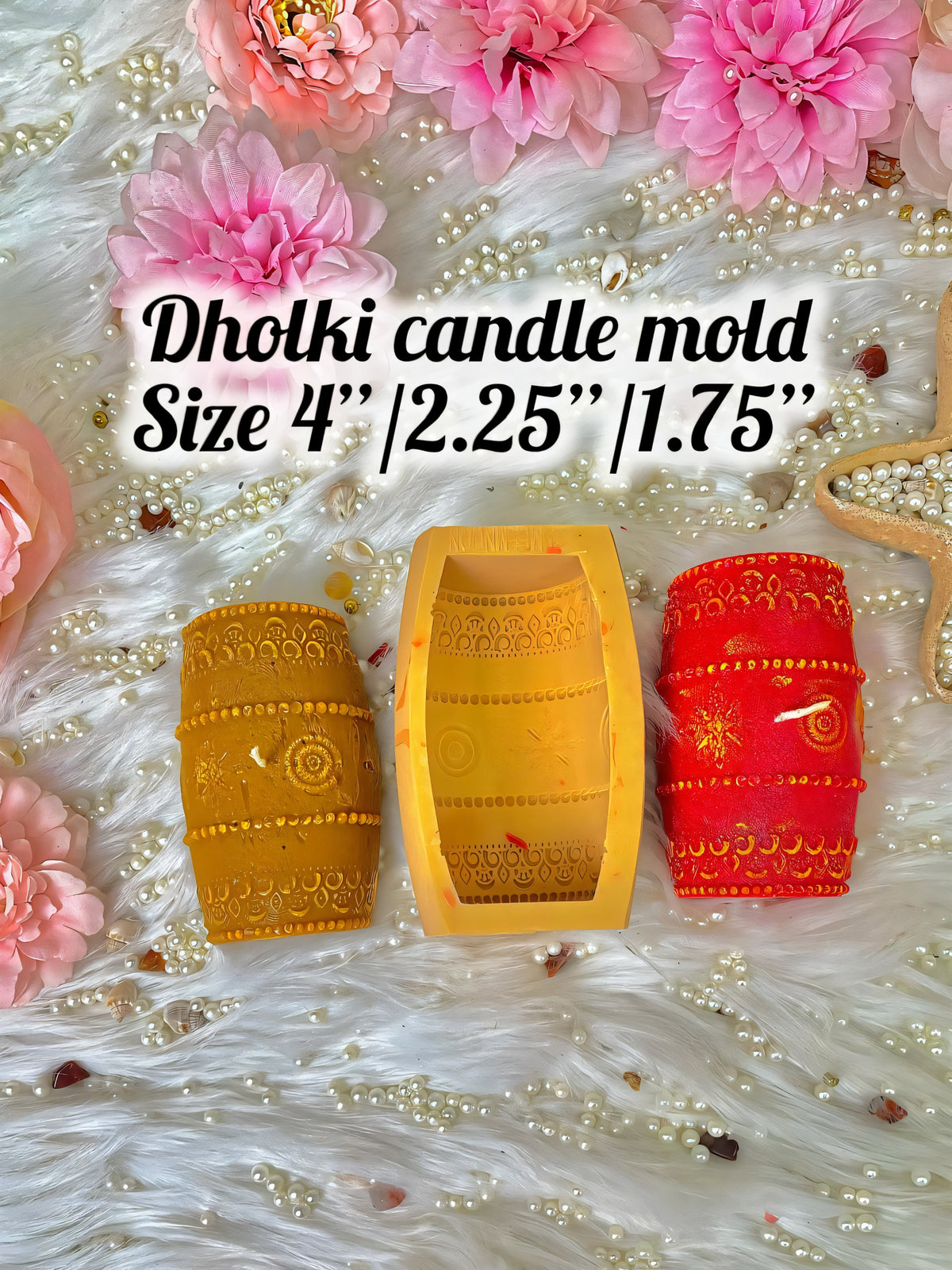 Dholki Candle Mold