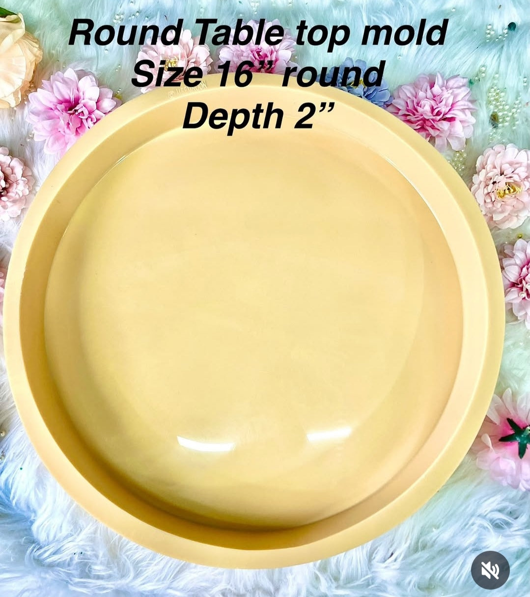 Round Tabletop Mold 16"