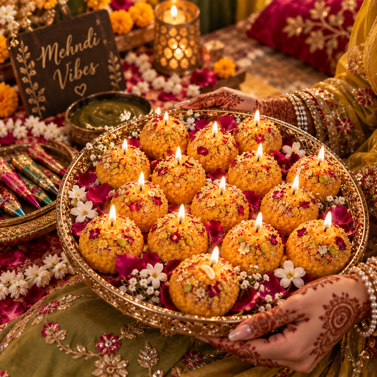 Laddu Candle Mold