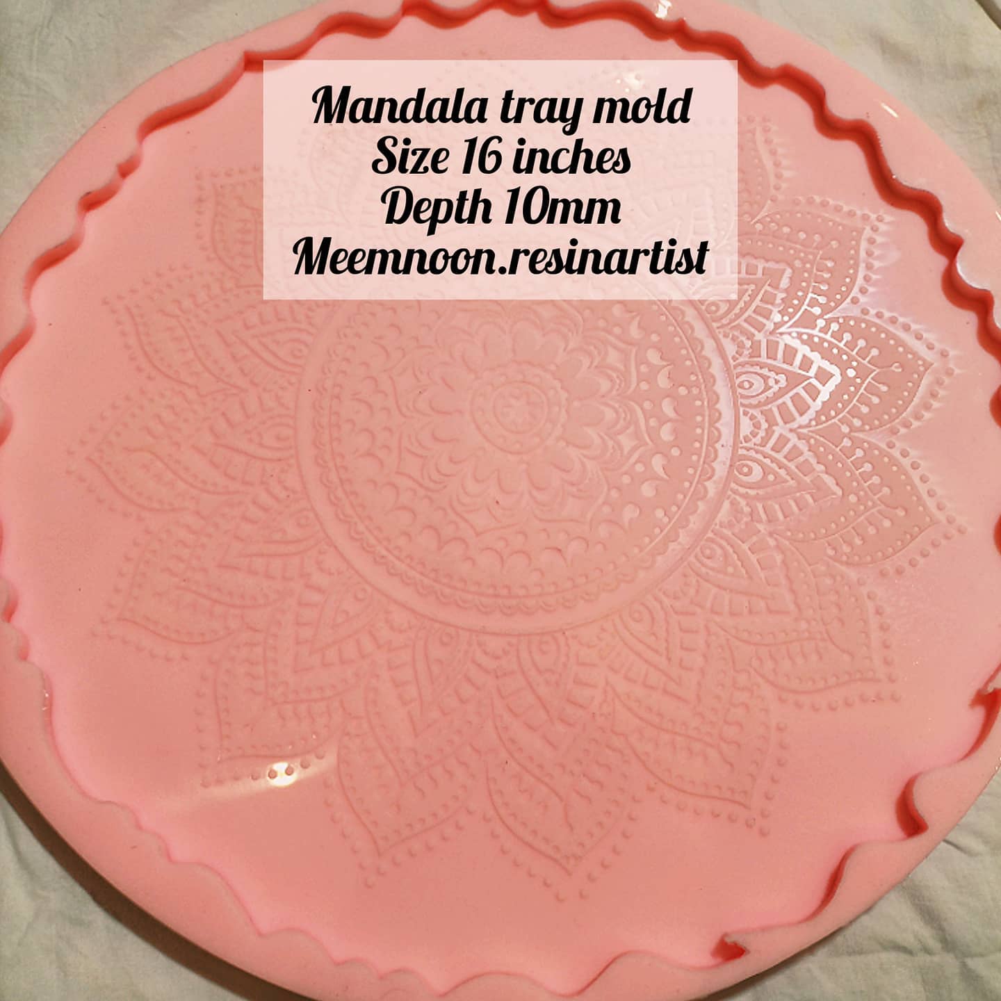 Mandala Tray Mold 16"