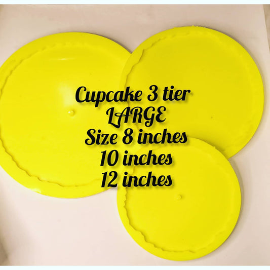 Cupcake 3 tier stand Mold