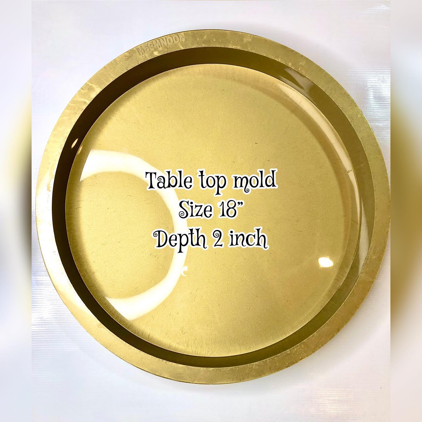 Plain Round Edges Tabletop Mold 03