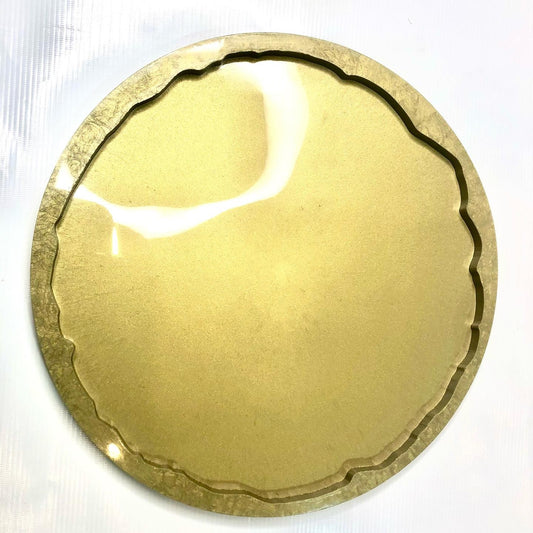 Irregular Edges Round Tray/Platter Molds