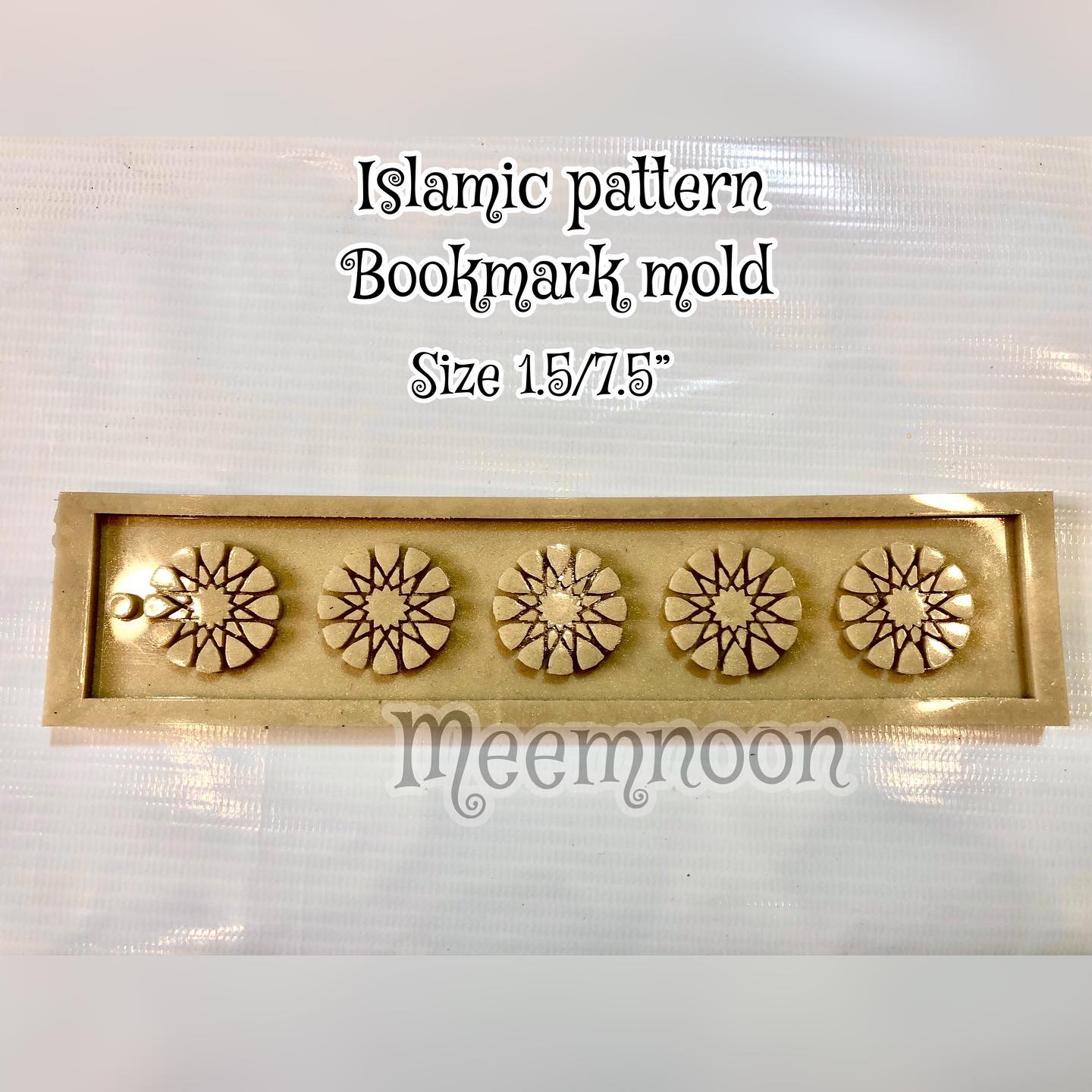 Islamic Pattern Bookmark Mold