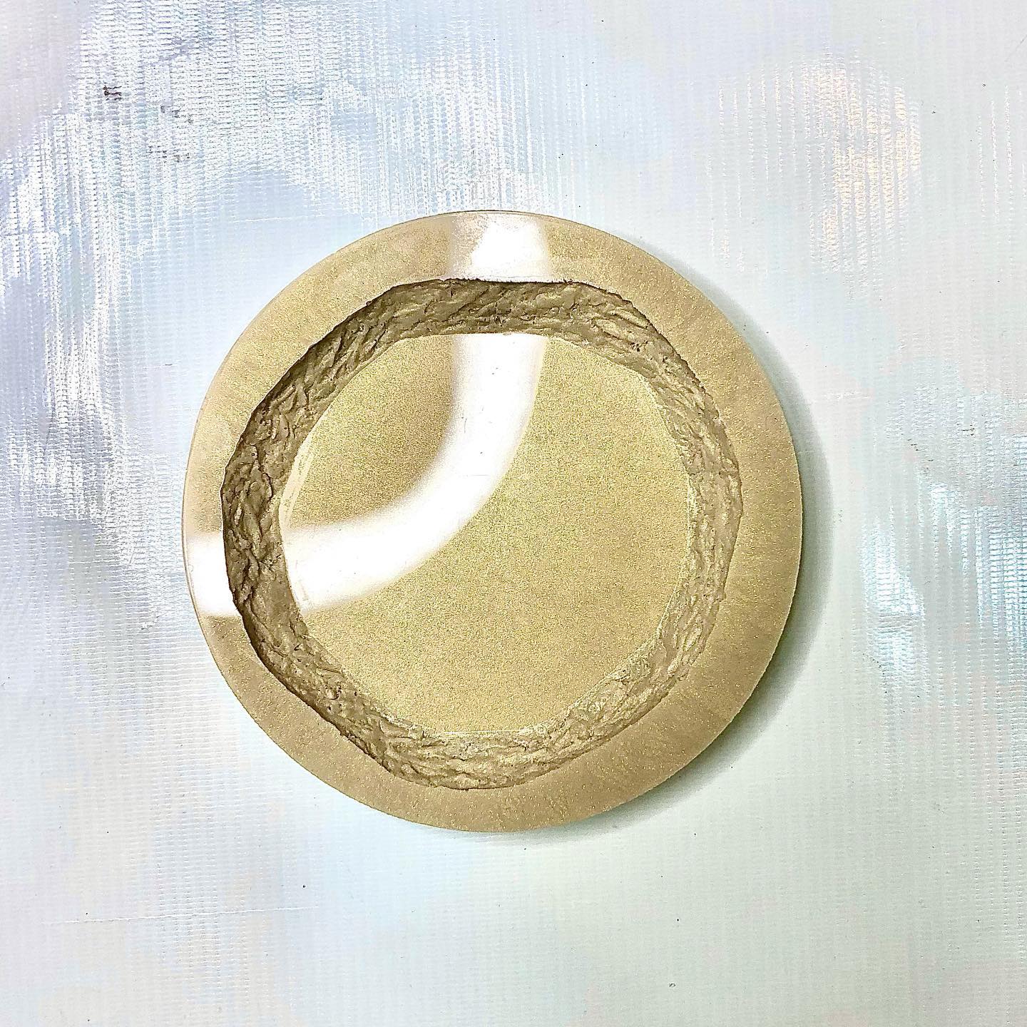 Crusty Edges Round Coaster Mold