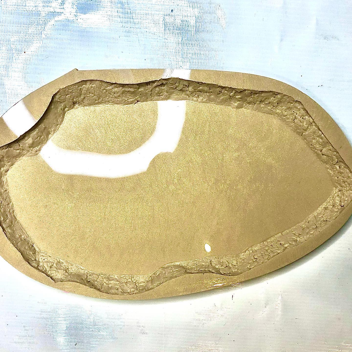 Crusty Edges Oval Trinket Tray Mold