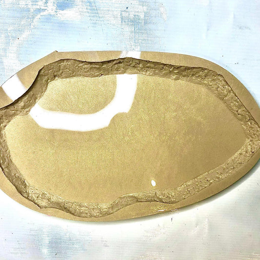 Crusty Edges Oval Trinket Tray Mold
