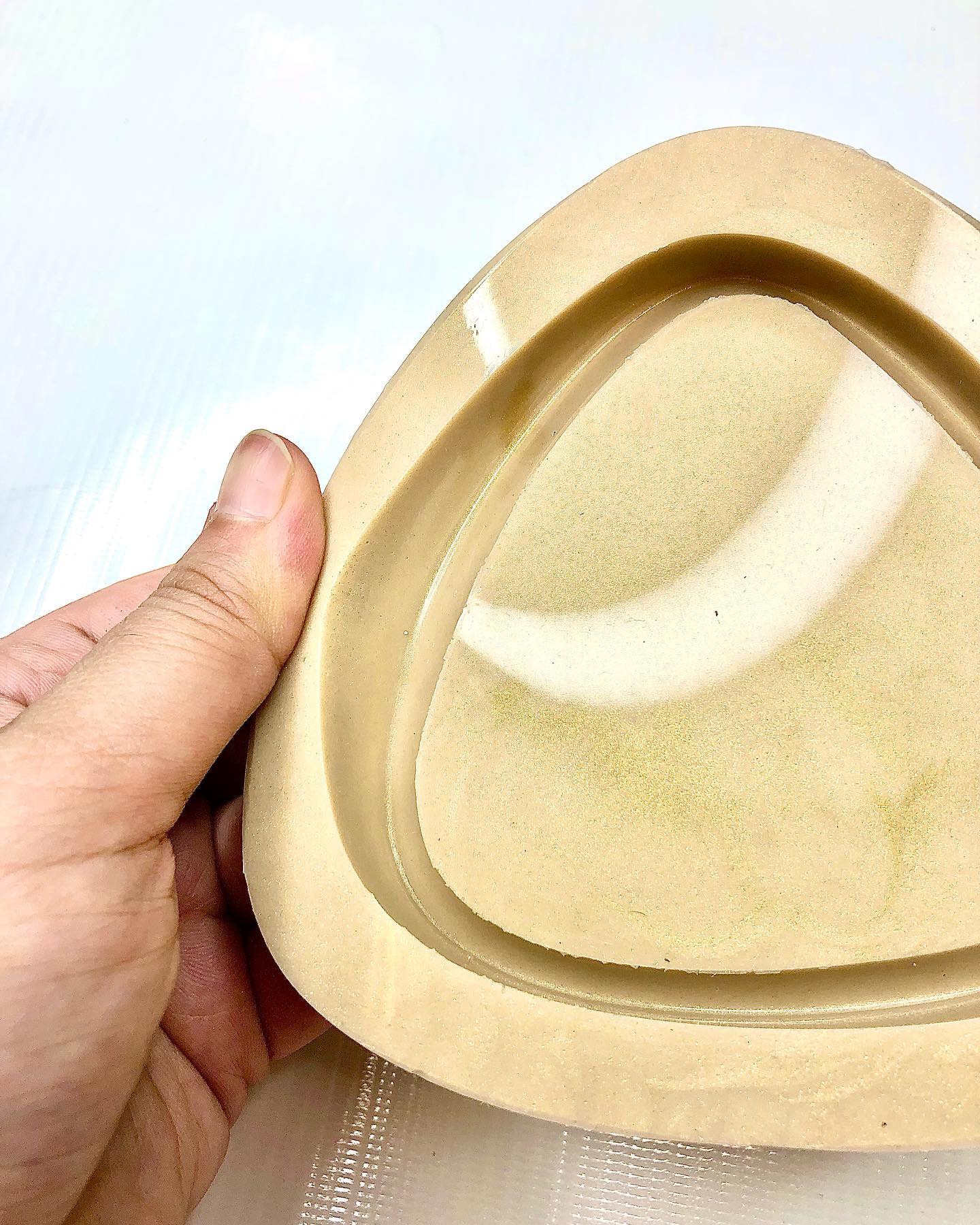 Sleek EdgesTriangle Coaster mold