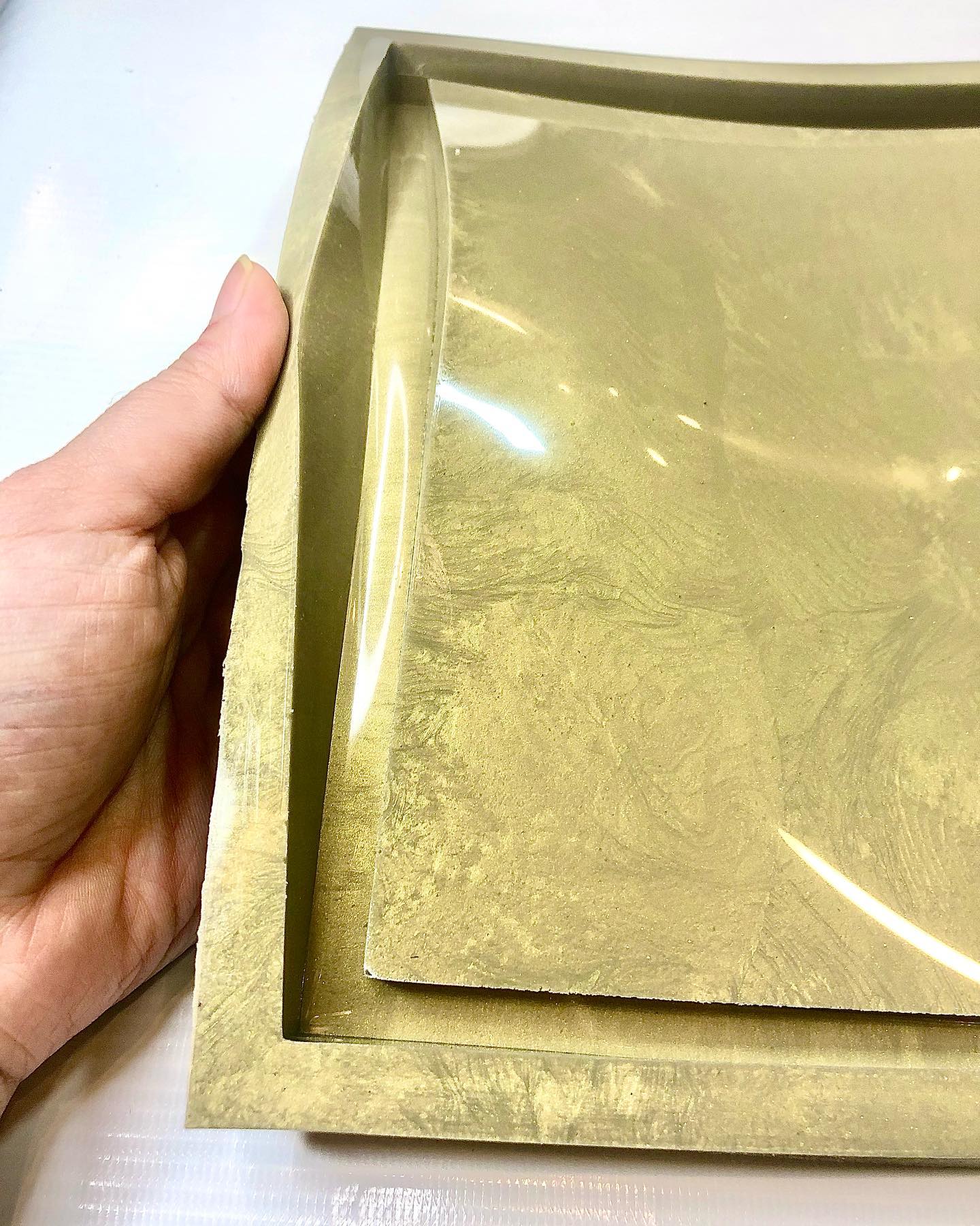 Plain Edges Rectangular Tray Mold 8"/15"