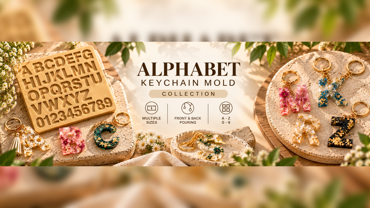 Alphabet keychain Molds
