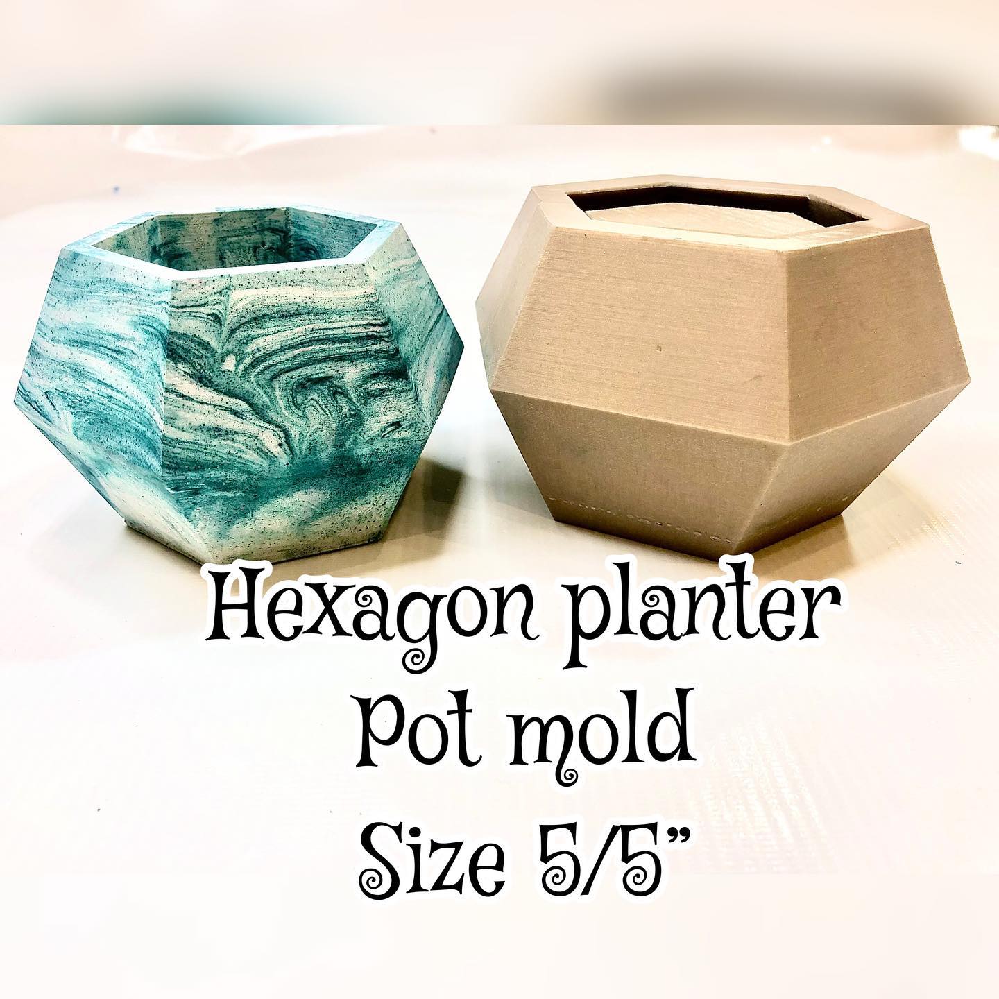 Hexagon Planter / Pot Mold