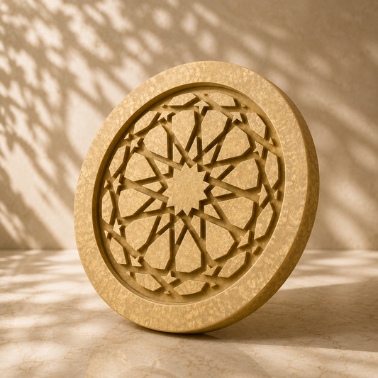Islamic Pattern Round Mold  Cr 01