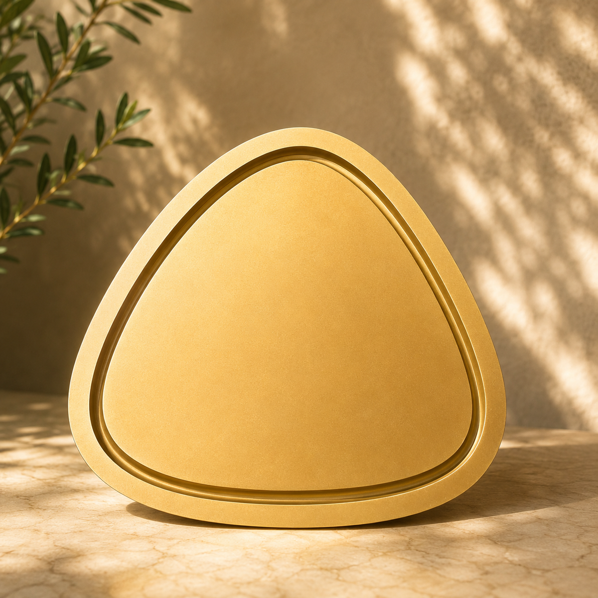 Sleek Edges Triangle Tray/Platter Mold