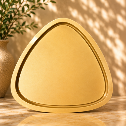 Sleek Edges Triangle Tray/Platter Mold