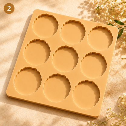 Souvenir/Coaster mold 9 in 1