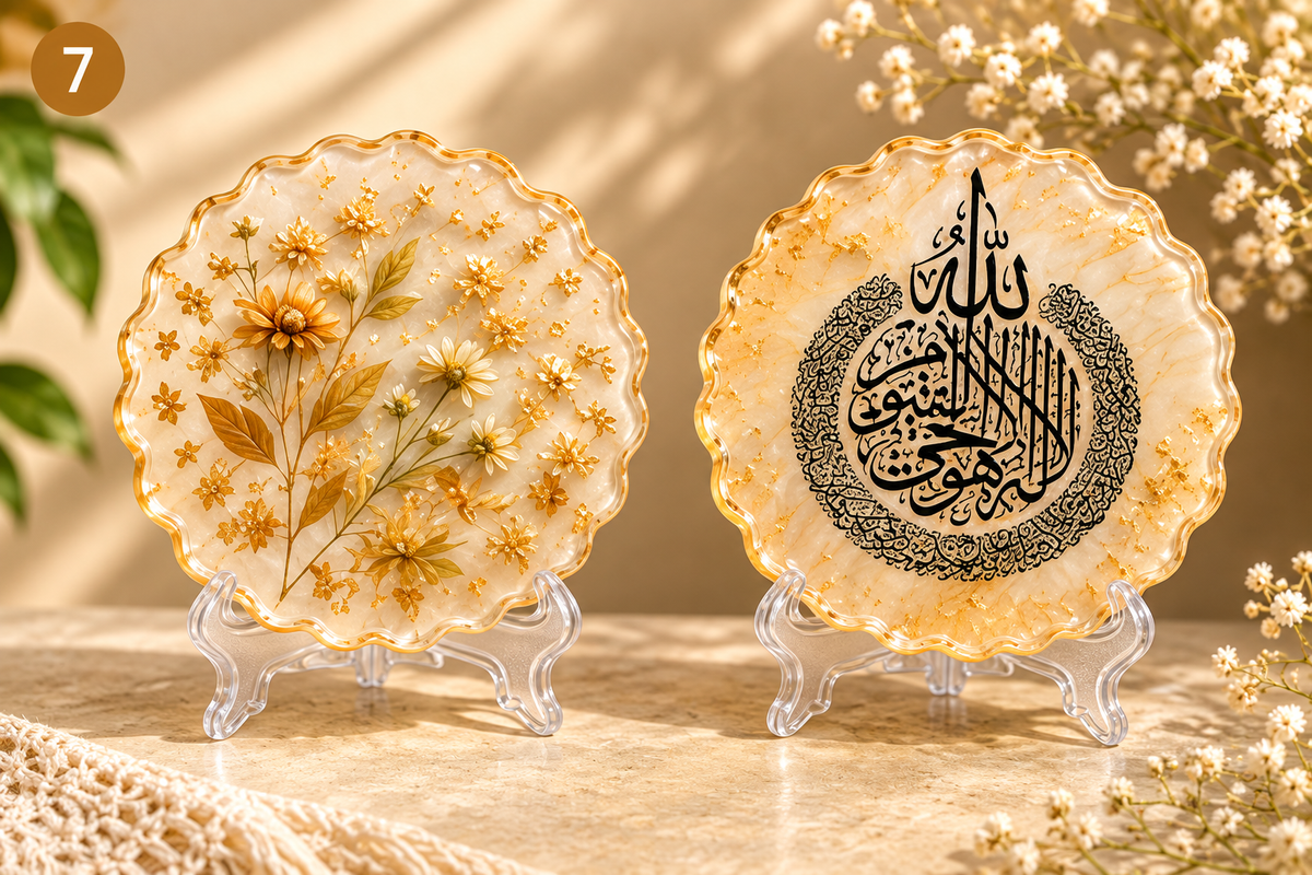 Souvenir/Coaster mold 9 in 1