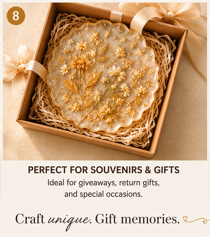 Souvenir/Coaster mold 9 in 1