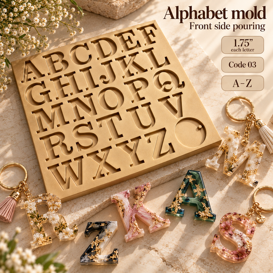 Alphabet mold 03 (without holes)
