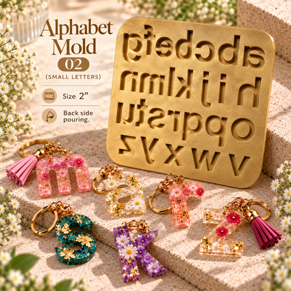 Alphabet  keychain 02 (small letters)