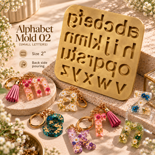 Alphabet  keychain 02 (small letters)