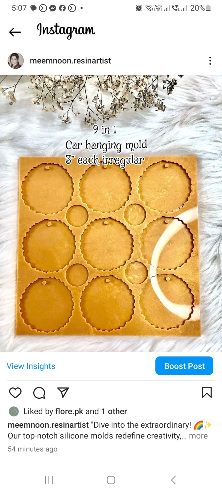 9 in 1 Irregular Edges Circles mold