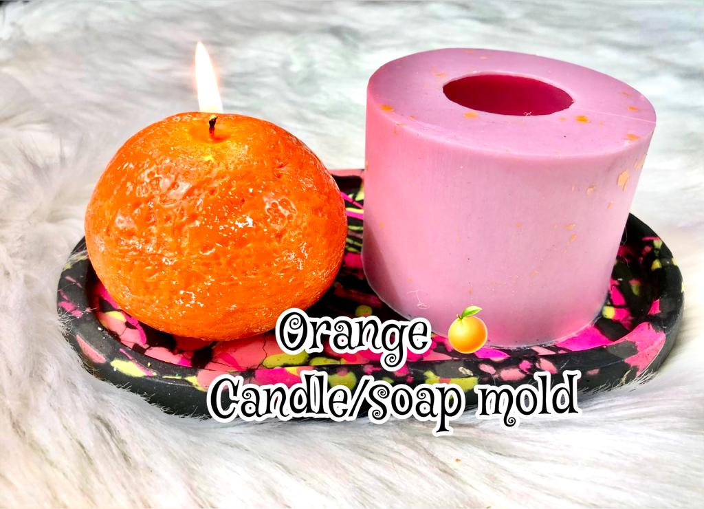 Peeled Orange Candle /Soap Mold