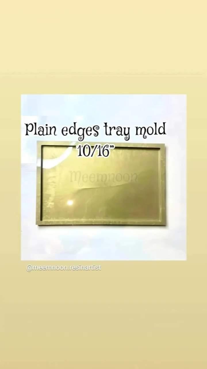 Plain Edges Rectangular Tray 10"/16"