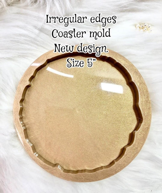 Irregular Edges Coaster 5'' Mold