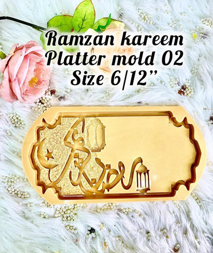 Ramzan Mubarak Platter Mold 02