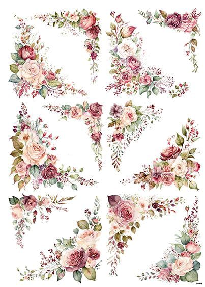 Flowers & Fairies Rice Papers