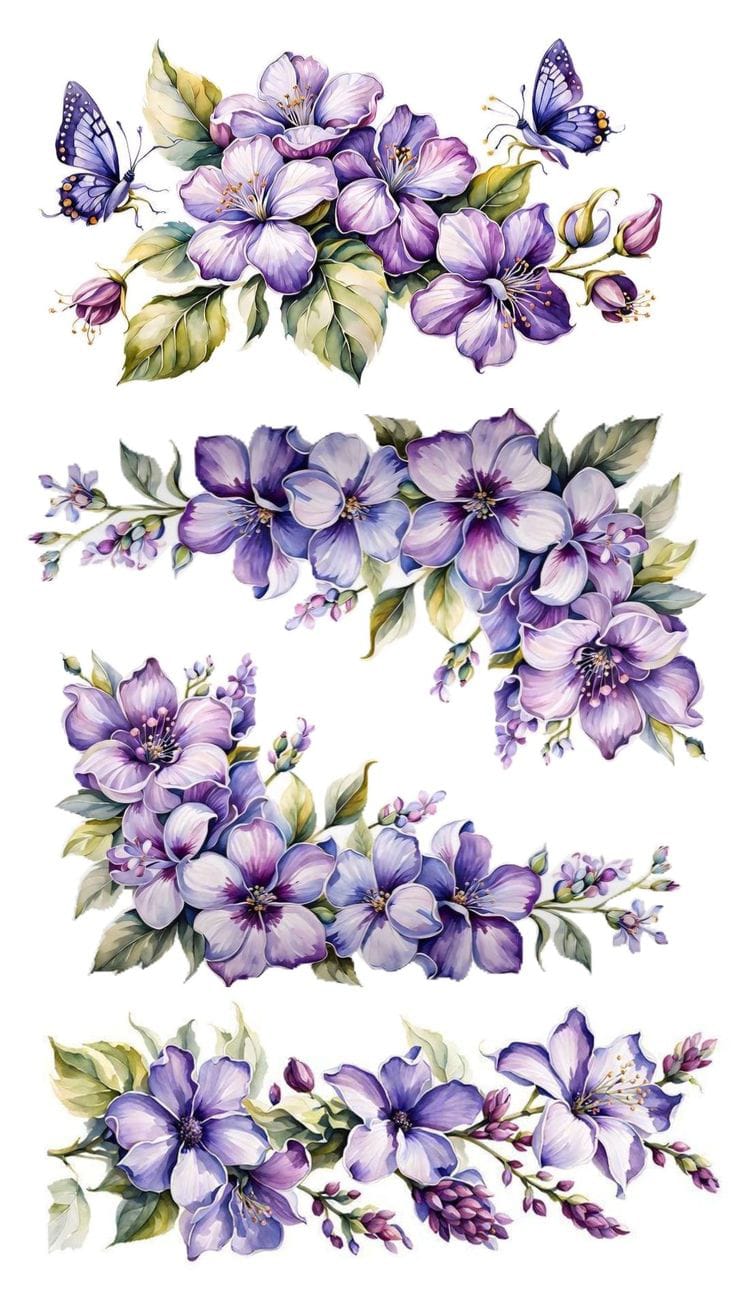 Flowers & Fairies Rice Papers