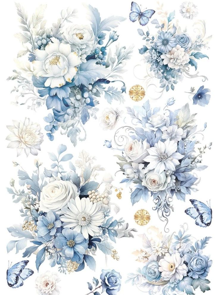 Flowers & Fairies Rice Papers