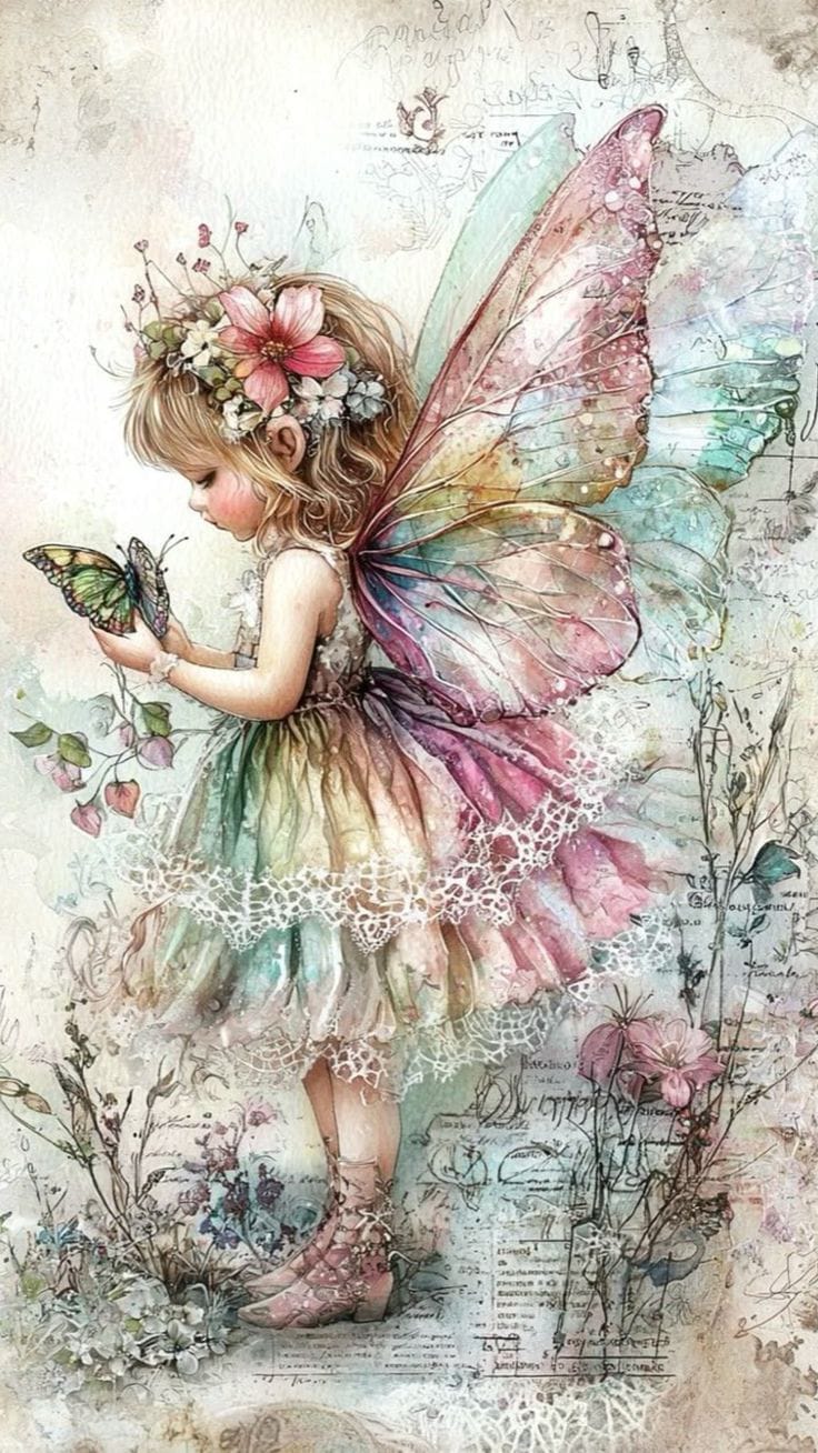 Flowers & Fairies Rice Papers