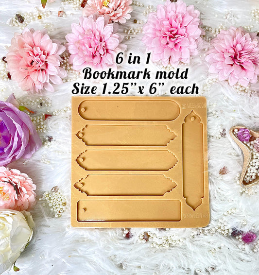 6 in 1 Bookmark Mold
