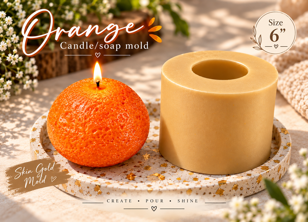 Orange Candle /Soap Mold