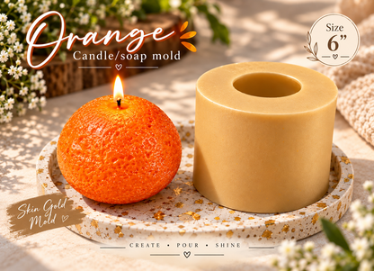 Orange Candle /Soap Mold