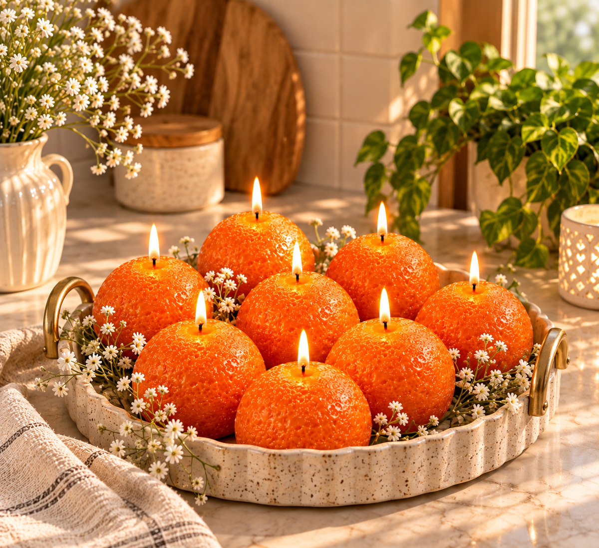 Orange Candle /Soap Mold