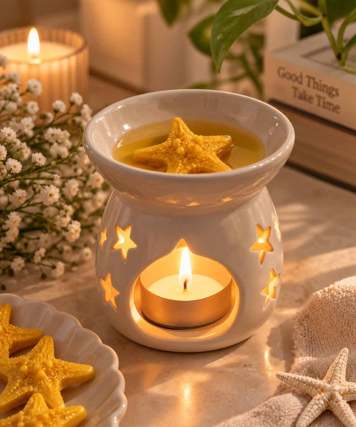 Star Fish Candle Mold 12 Cavities