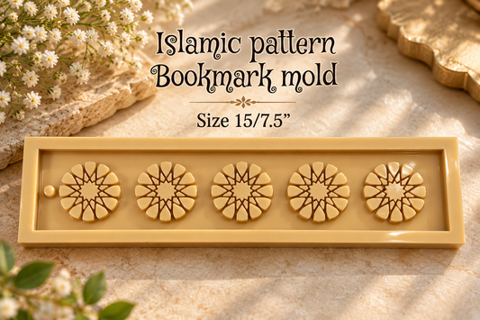 Islamic Pattern Bookmark Mold