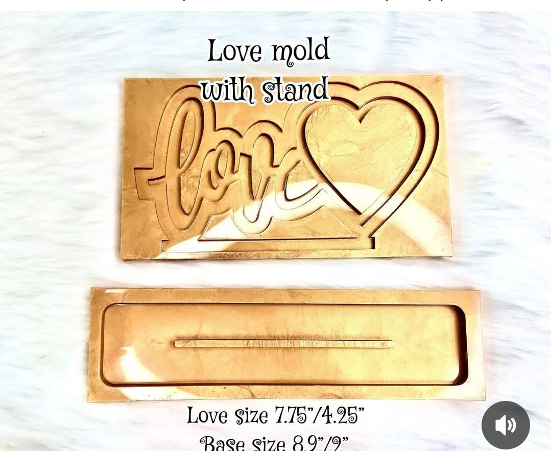 Love Mold with stand