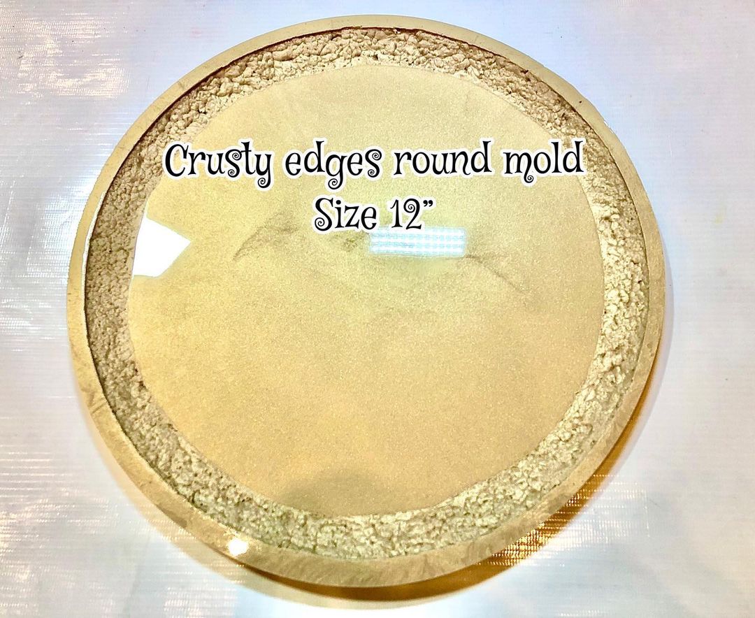 Crusty Edges Round Tray/Platter Mold