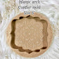 Islamic Arch Coaster Mold