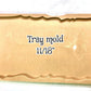 Irregular Edges Rectangular Tray Mold  11"/18"