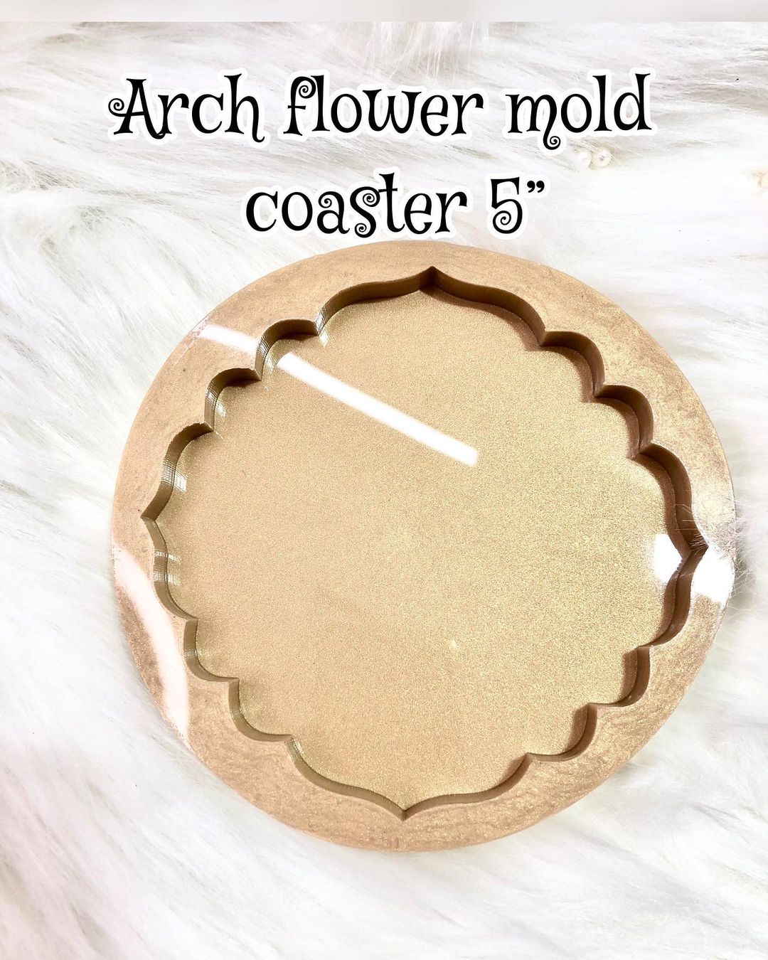 Arch Flower Coaster Mold