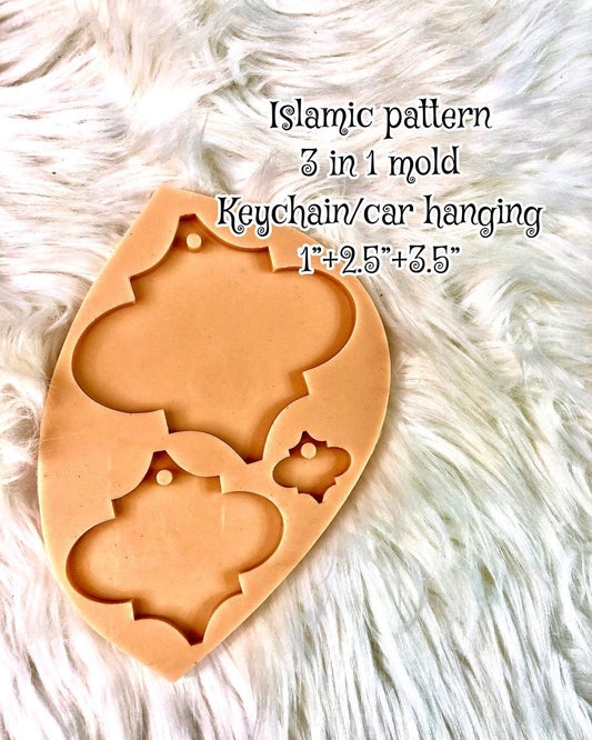 Islamic pattern Keychain/Car Hanging Mold